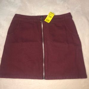 Tillys Skirts | White Fawn Mini Skirt